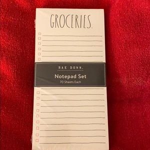 Rae Dunn Notepad Set